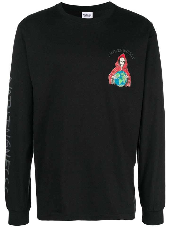 Sss World Corp Nothingness Sweatshirt - Black