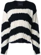 Jay Ahr Striped Longsleeved Pullover, Women's, Size: 36, Black, Wool