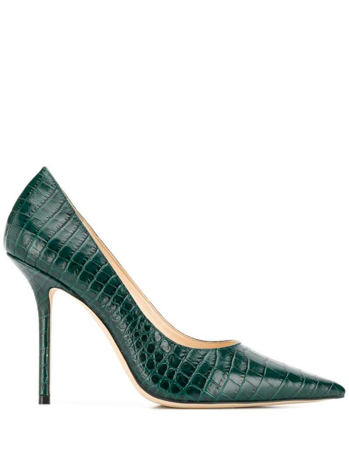Jimmy Choo Love 100mm Pumps - Green