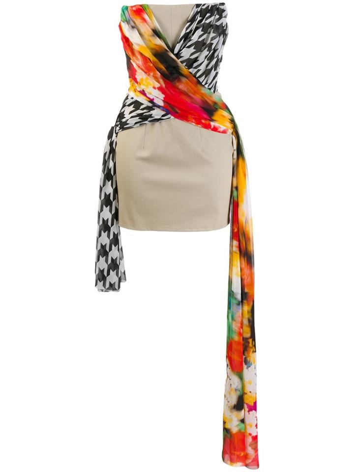 Giuseppe Di Morabito Strapless Dress - Neutrals