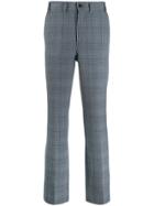 Ganni Checked Tailored Trousers - Blue