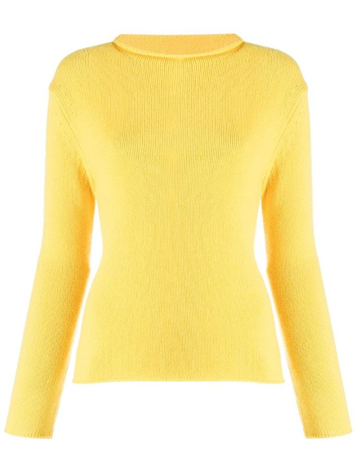 Ermanno Scervino Fine Knit Sweater - Yellow