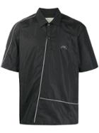 A-cold-wall* Diagonal-piping Polo Shirt - Black