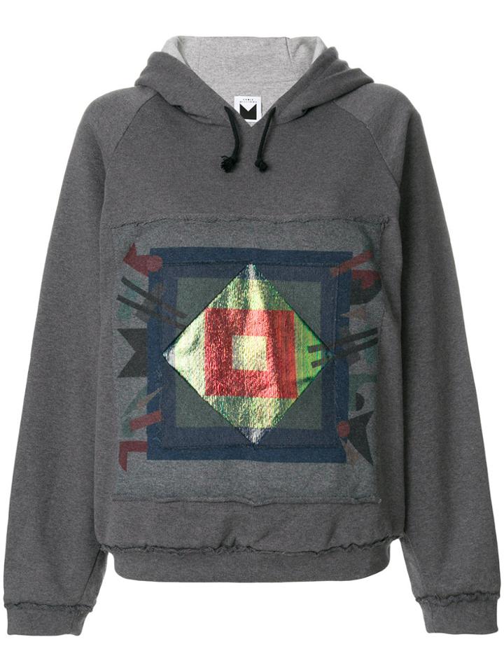 Sadie Williams Deco Patch Hoodie - Grey