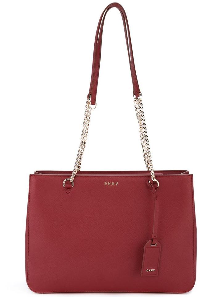 Dkny Chain Handle Tote, Women's, Red