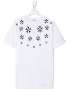 Neil Barrett Kids Teen Chevron T-shirt - White