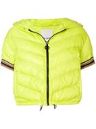 Pinko Shortsleeved Puffer Jacket - Yellow & Orange