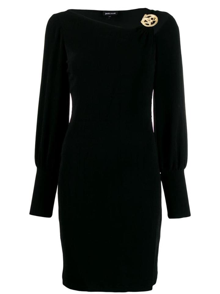 Just Cavalli Stretch Mini Dress - Black