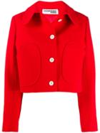 Courrèges Button-up Jacket - Red
