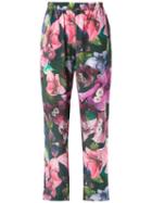 Isolda - Silk Trousers - Women - Silk - 40, Pink/purple, Silk