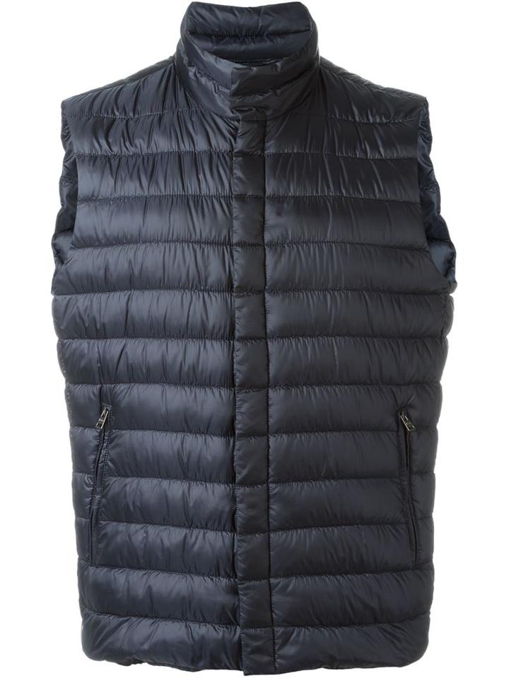 Herno Padded Gilet, Men's, Size: 54, Blue, Polyamide/goose Down