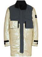 Stone Island 709m1 Tela Reflex Mat Coat - Nude & Neutrals