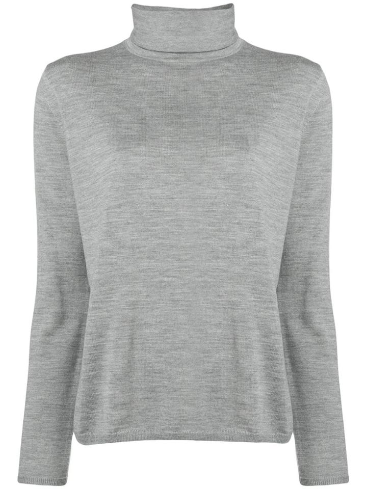 Aspesi Fine Knit Turtleneck Sweater - Grey