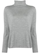 Aspesi Fine Knit Turtleneck Sweater - Grey