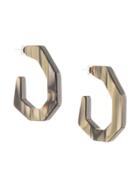 Rachel Comey Geometric Hoop Earrings - Brown