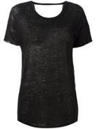 Thom Krom Open Back T-shirt - Black