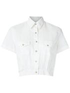 À La Garçonne Cropped Shirt - White