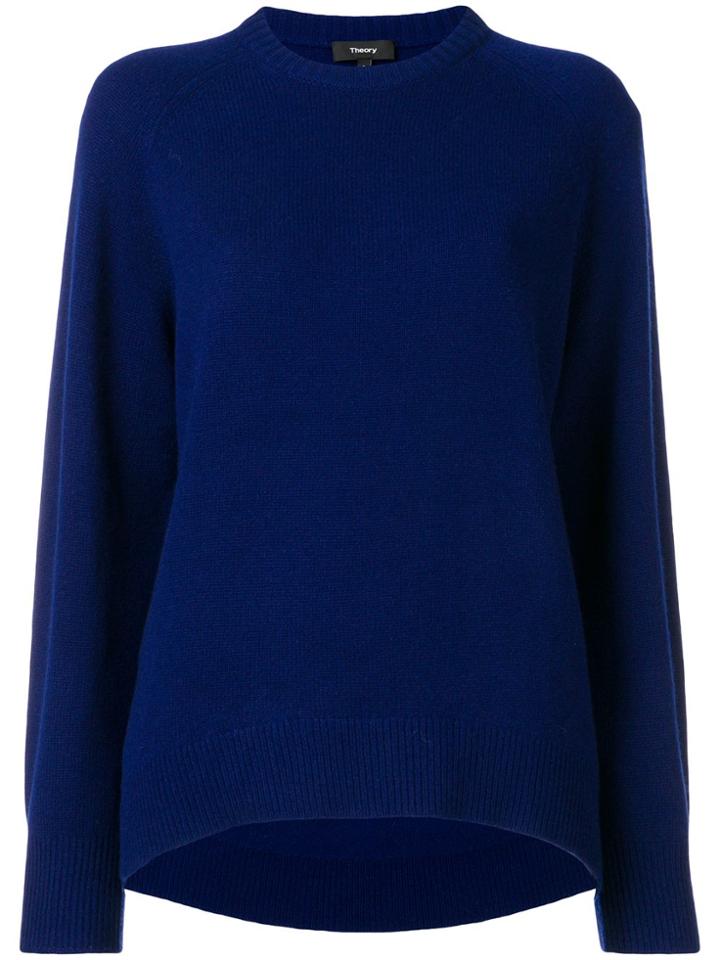 Theory Crewneck Sweater - Blue
