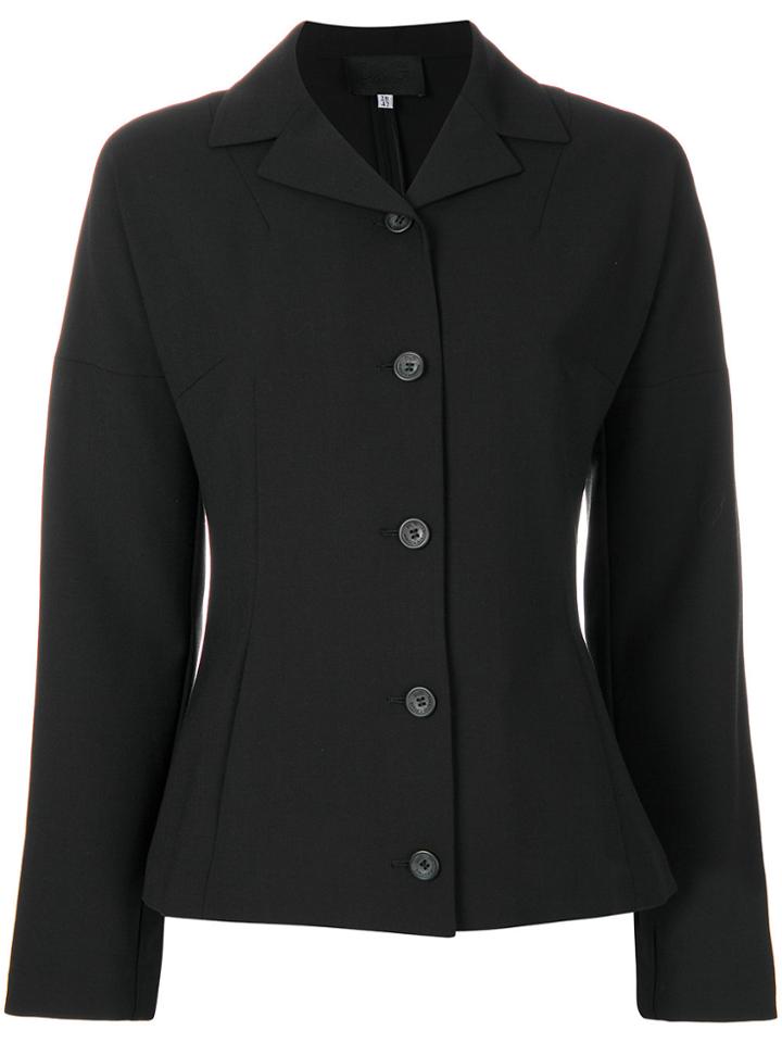 Dolce & Gabbana Vintage Fitted Buttoned Blazer - Black