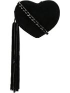 Andrea Bogosian Heart Shaped Shoulder Bag - Black