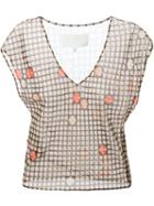 Maison Margiela Sheer Floral Top