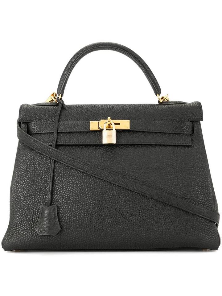 Hermès Pre-owned Kelly 32 2way Handbag - Black