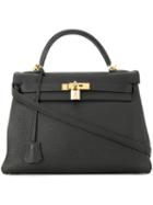 Hermès Pre-owned Kelly 32 2way Handbag - Black