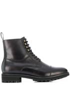 Polo Ralph Lauren Military Ankle Boots - Black