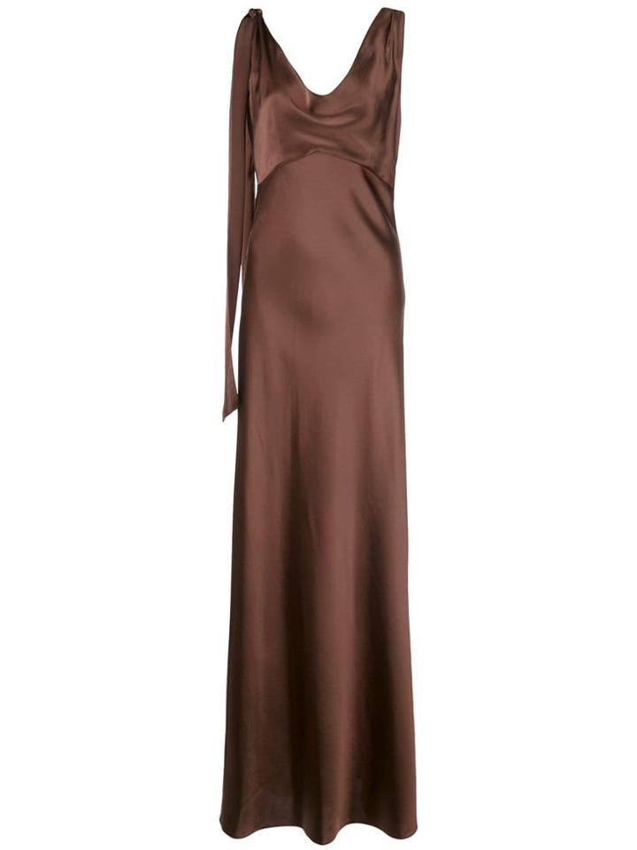 Diane Von Furstenberg Sia Gown - Brown