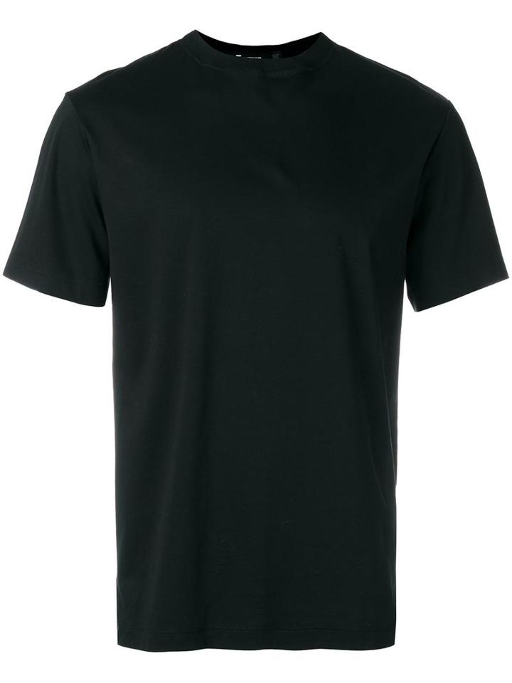 T By Alexander Wang Plain T-shirt, Men's, Size: Small, Black, Cotton
