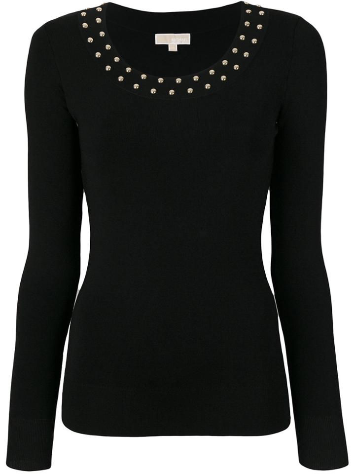 Michael Michael Kors Studded Jumper - Black