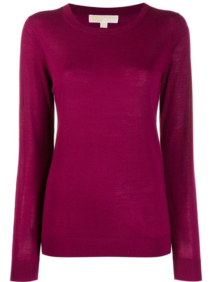 Michael Michael Kors Crewneck Jumper - Red