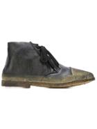 Rocco P. Paneled Lace-up Boots, Men's, Size: 43, Black, Sheep Skin/shearling/leather/rubber