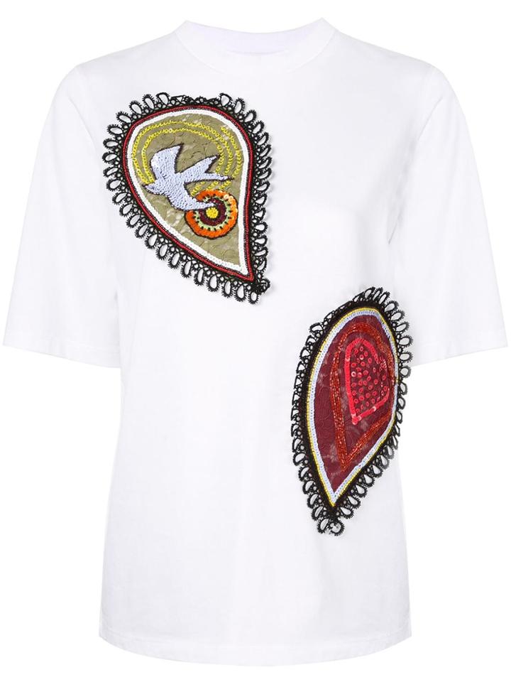 Romance Was Born Paisley Power T-shirt - White