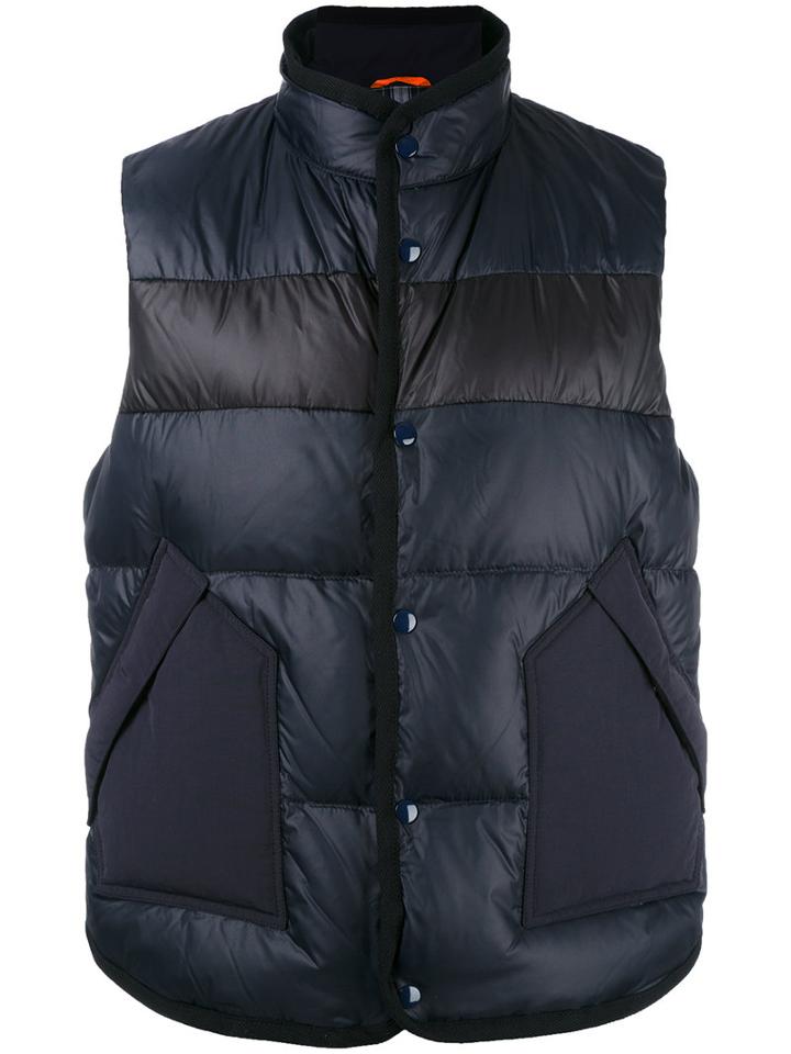 Junya Watanabe Comme Des Garçons Man Padded Gilet, Men's, Size: Small, Black, Nylon/feather Down/polyurethane Resin