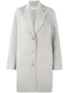 Acne Studios Landi Double Faced Coat, Women's, Size: 36, Grey, Cashmere/wool
