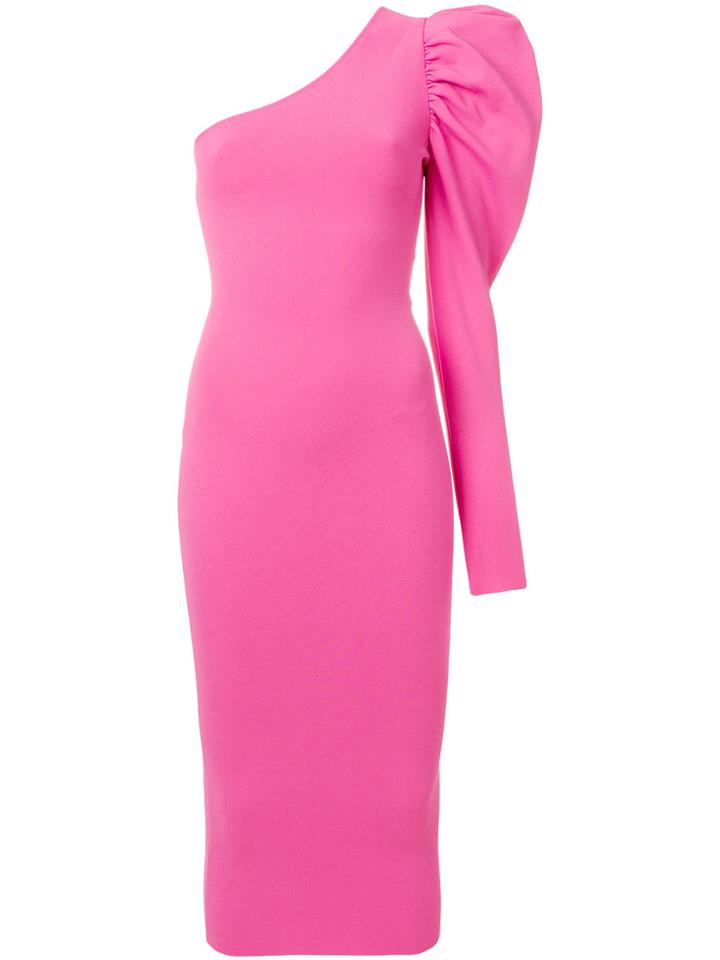 Stella Mccartney One-shoulder Dress - Pink & Purple