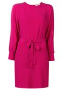 Twin-set Belted Shift Dress - Pink