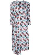 L'autre Chose Asymmetric Midi Dress - Grey