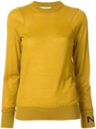 Nina Ricci Long-sleeve Fitted Top - Yellow