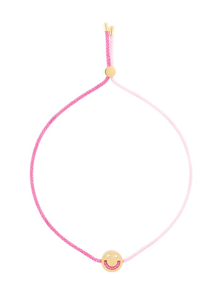 Ruifier Smiley Friendship Bracelet - Pink & Purple