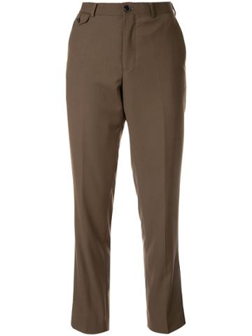 Education From Young Machines Slim-fit Tailored Trousers - Green