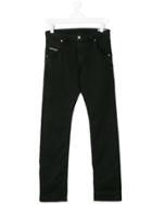 Diesel Kids Slim-fit Jeans - Black