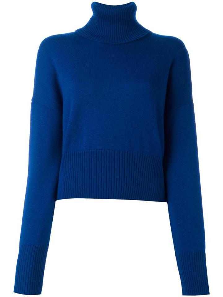 Société Anonyme 'charlize' Turtleneck Pullover, Women's, Size: 1, Blue, Wool