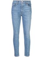 Reformation Serena Skinny-fit Jeans - Blue