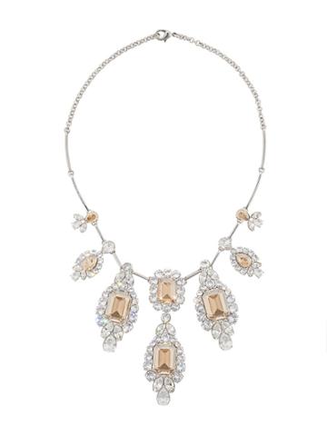Atelier Swarovski Golden Shadow Necklace By Anna Dello Russo - Silver