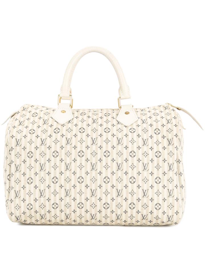 Louis Vuitton Vintage Speedy 30 Monogram Tote - Nude & Neutrals