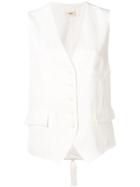 Barena Tailored Waiscoat - White