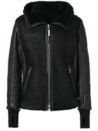 Isaac Sellam Experience Shearling Trim Jacket - Black