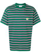 Carhartt Striped Round Neck T-shirt - Green